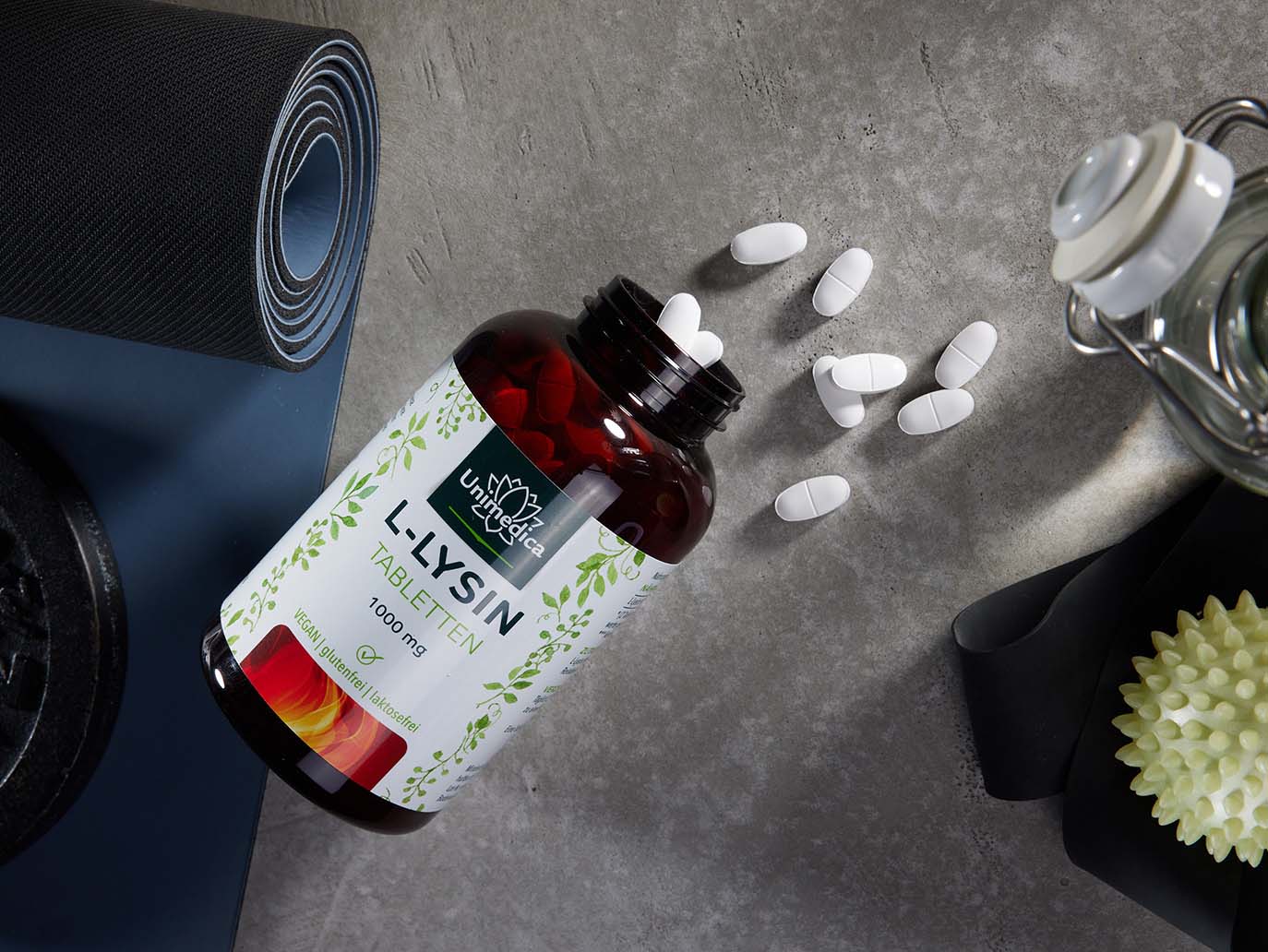 L-Lysine HCl - 2 000 mg par dose quotidienne (2 comprimés) - 360 comprimés - de Unimedica